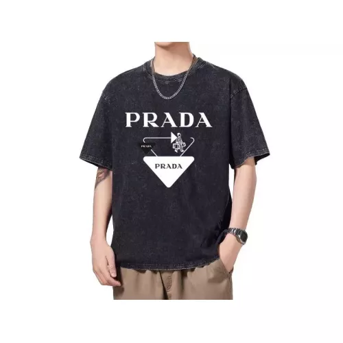 Prada T-Shirts Short Sleeved For Men #1342657