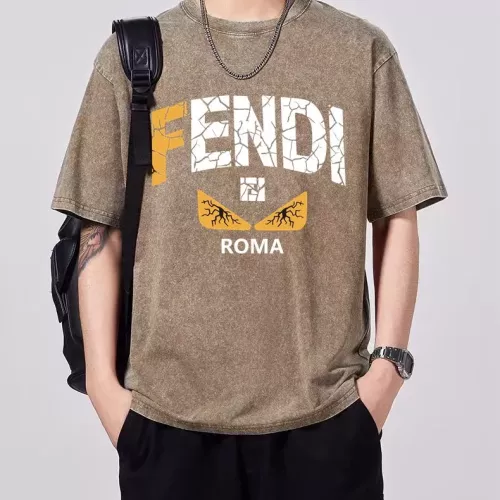 Fendi T-Shirts Short Sleeved For Men #1342670