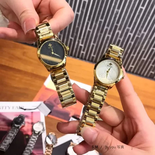 Replica Gucci Watches In Gold #1342844 $32.00 USD for Wholesale
