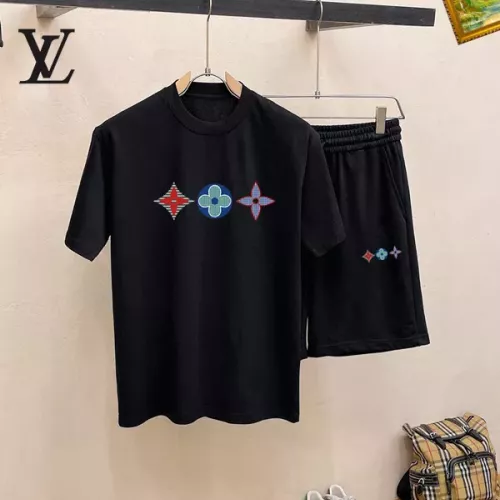 Louis Vuitton LV Tracksuits Short Sleeved For Men #1343070 $48.00 USD, Wholesale Replica Louis Vuitton LV Tracksuits