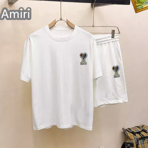 Amiri Tracksuits Short Sleeved For Men #1343077 $48.00 USD, Wholesale Replica Amiri Tracksuits