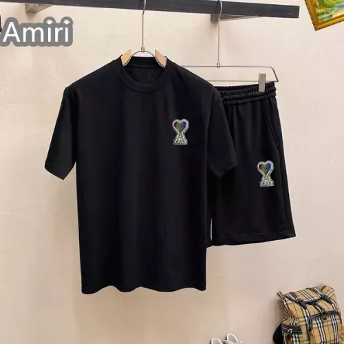 Amiri Tracksuits Short Sleeved For Men #1343078 $48.00 USD, Wholesale Replica Amiri Tracksuits