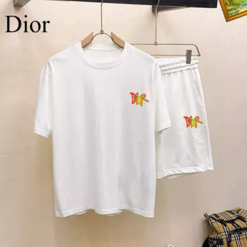 Christian Dior Tracksuits Short Sleeved For Men #1343107 $48.00 USD, Wholesale Replica Christian Dior Tracksuits
