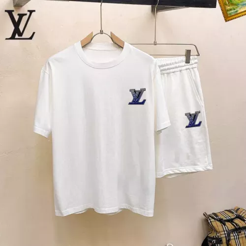 Louis Vuitton LV Tracksuits Short Sleeved For Men #1343129 $48.00 USD, Wholesale Replica Louis Vuitton LV Tracksuits