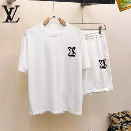 Louis Vuitton LV Tracksuits Short Sleeved For Men #1343135 $48.00 USD, Wholesale Replica Louis Vuitton LV Tracksuits