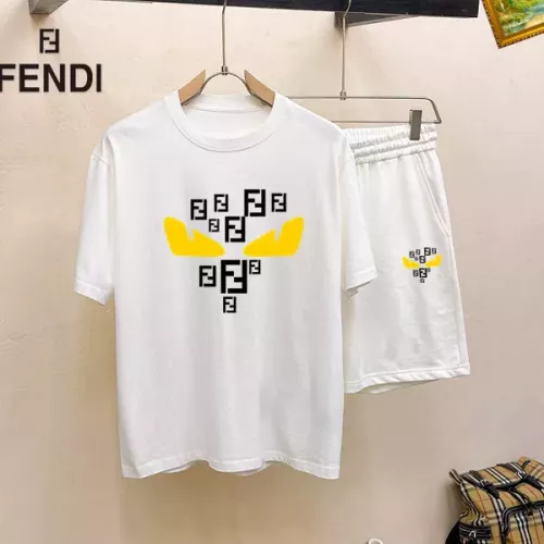 Fendi Tracksuits Short Sleeved For Men #1343138