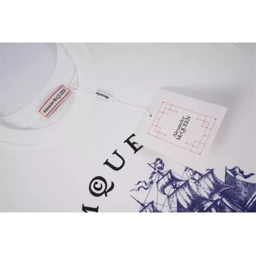 Replica Alexander McQueen T-shirts Short Sleeved For Unisex #1343152 $34.00 USD for Wholesale