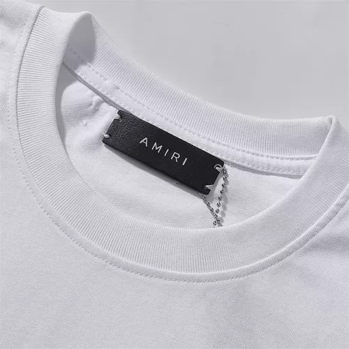 Replica Amiri T-Shirts Short Sleeved For Unisex #1343179 $32.00 USD for Wholesale