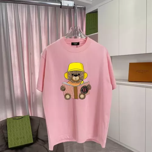 Fendi T-Shirts Short Sleeved For Unisex #1343272 $42.00 USD, Wholesale Replica Fendi T-Shirts