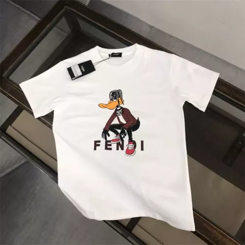 Fendi T-Shirts Short Sleeved For Men #1343288