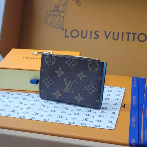 Louis Vuitton AAA Quality Card Case In Blue #1343349