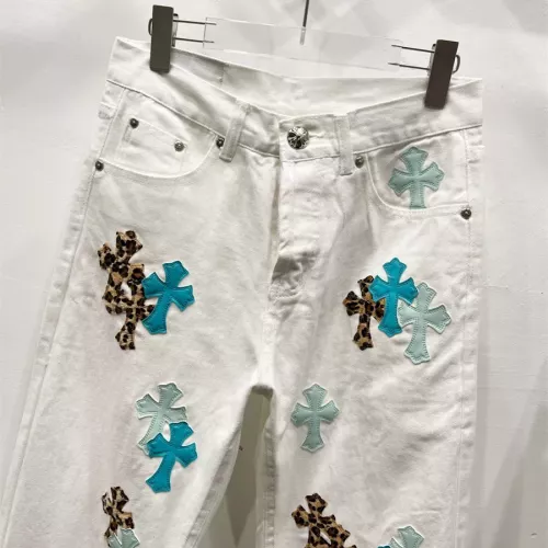 Replica Chrome Hearts Jeans For Men #1343544 $60.00 USD for Wholesale