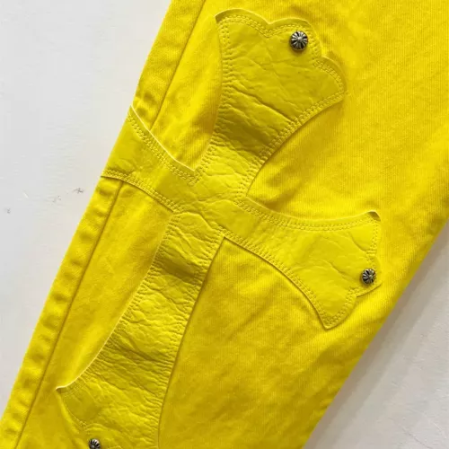 Replica Chrome Hearts Jeans For Men #1343546 $68.00 USD for Wholesale