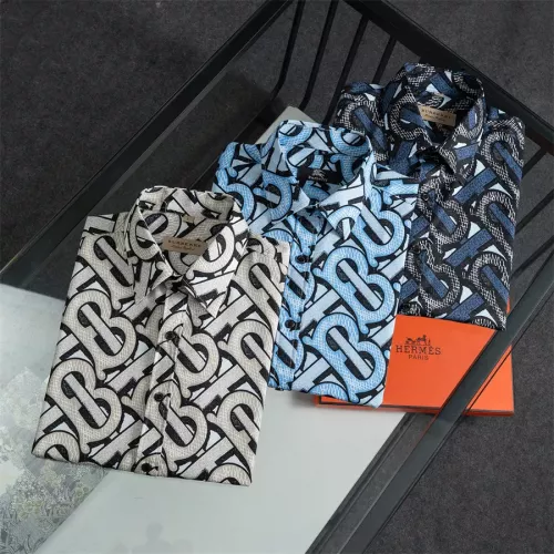 Replica Burberry Shirts Long Sleeved For Men #1343572 $38.00 USD for Wholesale