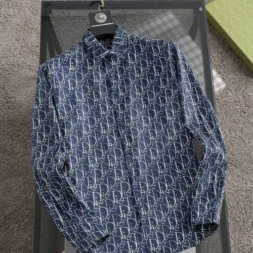 Christian Dior Shirts Long Sleeved For Men #1343580