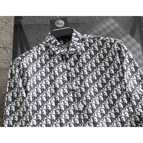 Replica Christian Dior Shirts Long Sleeved For Men #1343582 $52.00 USD for Wholesale