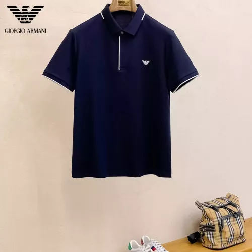 Armani T-Shirts Short Sleeved For Men #1343676