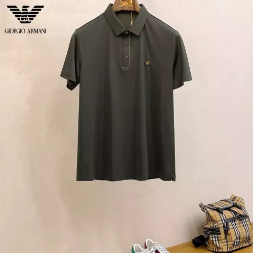Armani T-Shirts Short Sleeved For Men #1343692