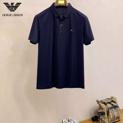 Armani T-Shirts Short Sleeved For Men #1343693