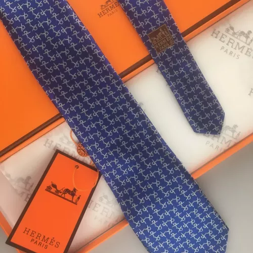 Replica Hermes Necktie For Men #1343775 $27.00 USD for Wholesale