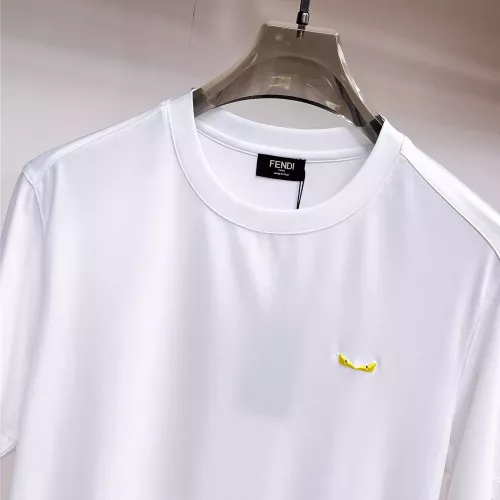 Replica Fendi T-Shirts Short Sleeved For Men #1343858 $92.00 USD for Wholesale