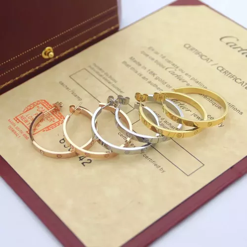 Replica Cartier Earrings For Women #1344363 $27.00 USD for Wholesale