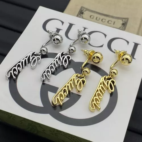 Replica Gucci Earrings For Women #1345696 $25.00 USD for Wholesale