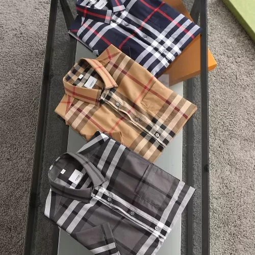 Replica Burberry Shirts Short Sleeved For Men #1346603 $39.00 USD for Wholesale