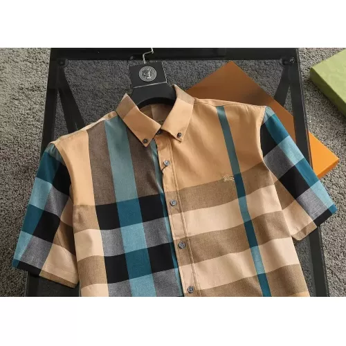 Replica Burberry Shirts Short Sleeved For Men #1346615 $36.00 USD for Wholesale