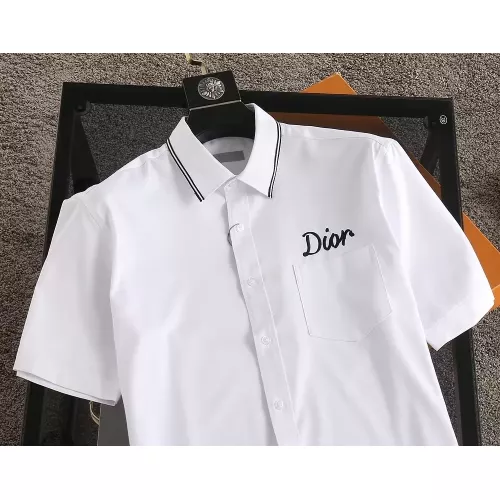 Replica Christian Dior Shirts Short Sleeved For Men #1346642 $38.00 USD for Wholesale