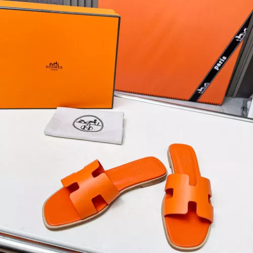 Replica Hermes Slippers For Women #1348693 $80.00 USD for Wholesale