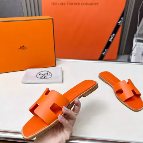 Replica Hermes Slippers For Women #1348693 $80.00 USD for Wholesale