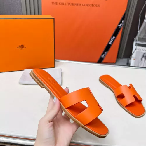 Replica Hermes Slippers For Women #1348693 $80.00 USD for Wholesale