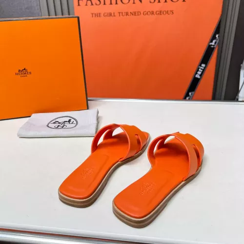 Replica Hermes Slippers For Women #1348693 $80.00 USD for Wholesale