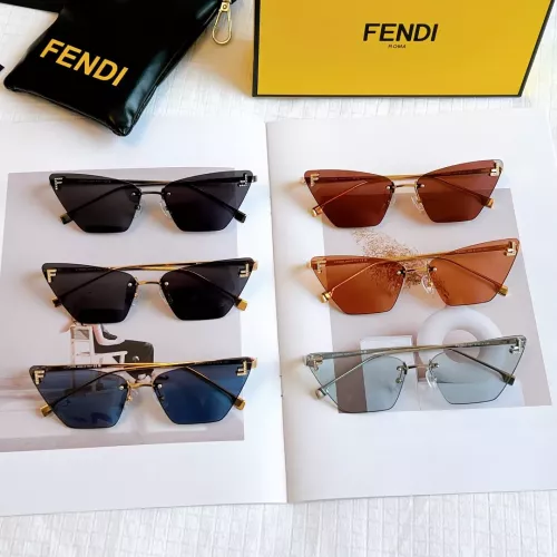 Replica Fendi AAA Quality Sunglasses #1352693 $64.00 USD for Wholesale