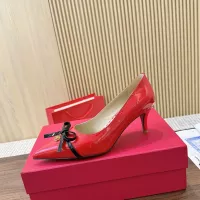 $102.00 USD Valentino High-Heeled Shoes For Women #1341640