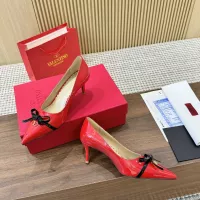 $102.00 USD Valentino High-Heeled Shoes For Women #1341640