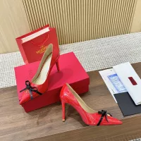 $102.00 USD Valentino High-Heeled Shoes For Women #1341643