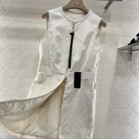 $80.00 USD Louis Vuitton LV Dresses Sleeveless For Women #1342003