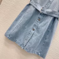 $88.00 USD Christian Dior Dresses Short Sleeved For Women #1342014