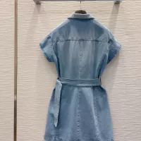 $88.00 USD Christian Dior Dresses Short Sleeved For Women #1342014