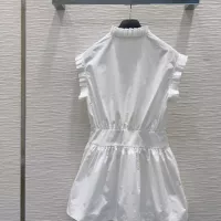 $92.00 USD Christian Dior Dresses Short Sleeved For Women #1342017