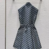 $98.00 USD Christian Dior Dresses Sleeveless For Women #1342019