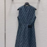 $98.00 USD Fendi Dresses Sleeveless For Women #1342031