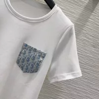 $96.00 USD Christian Dior Tracksuits Short Sleeved For Women #1342197