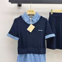$160.00 USD MIU MIU Tracksuits Short Sleeved For Women #1342249