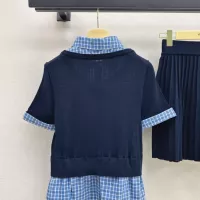 $160.00 USD MIU MIU Tracksuits Short Sleeved For Women #1342249