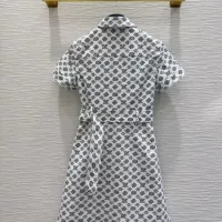 $130.00 USD Louis Vuitton LV Dresses Short Sleeved For Women #1342270
