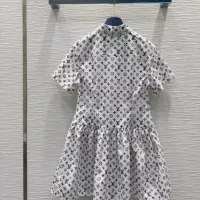 $118.00 USD Louis Vuitton LV Dresses Short Sleeved For Women #1342276