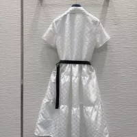 $150.00 USD Louis Vuitton LV Dresses Short Sleeved For Women #1342287